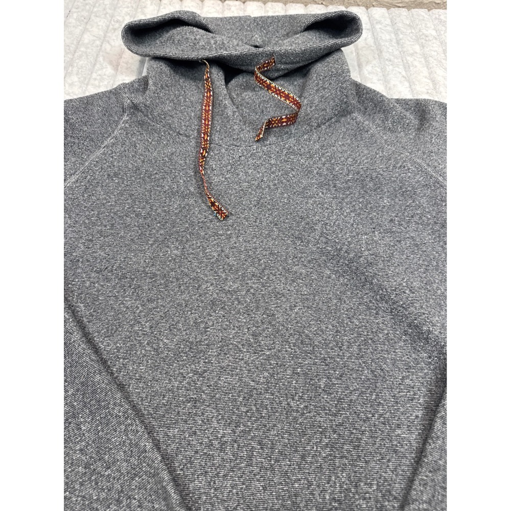 Sherpa Adventure‎ Gear Mens Medium Grey Raglan Pullover Hoodie Made in Nepal